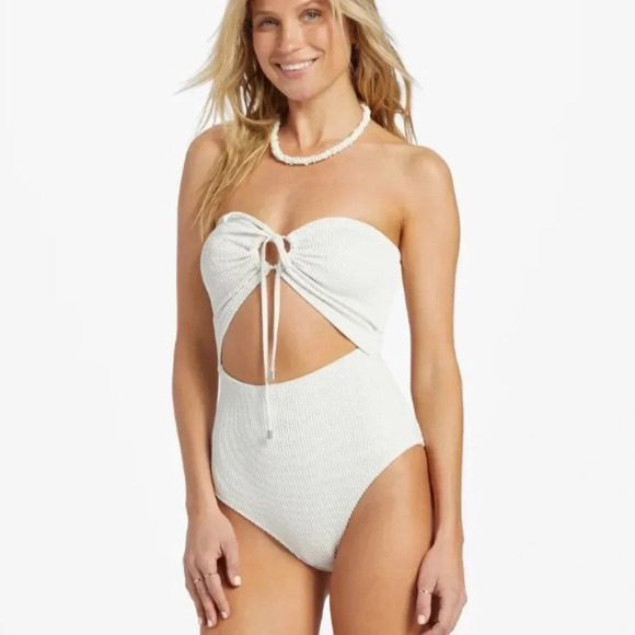 Billabong Summer High Drew One-Piece Swimsuit, salt crystal - Picture 4 of 14